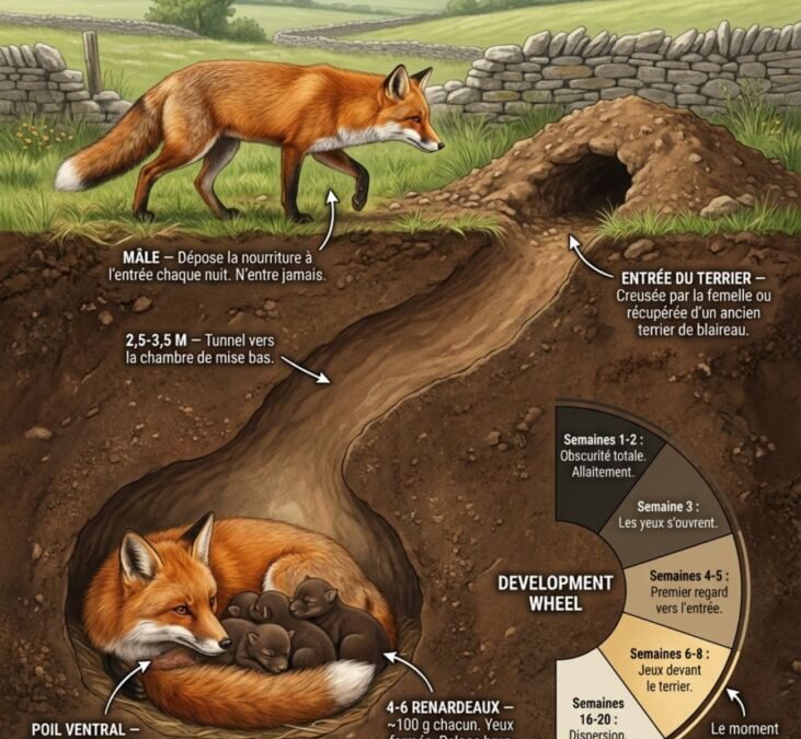 Comment identifier et gérer un terrier de renard dans votre jardin