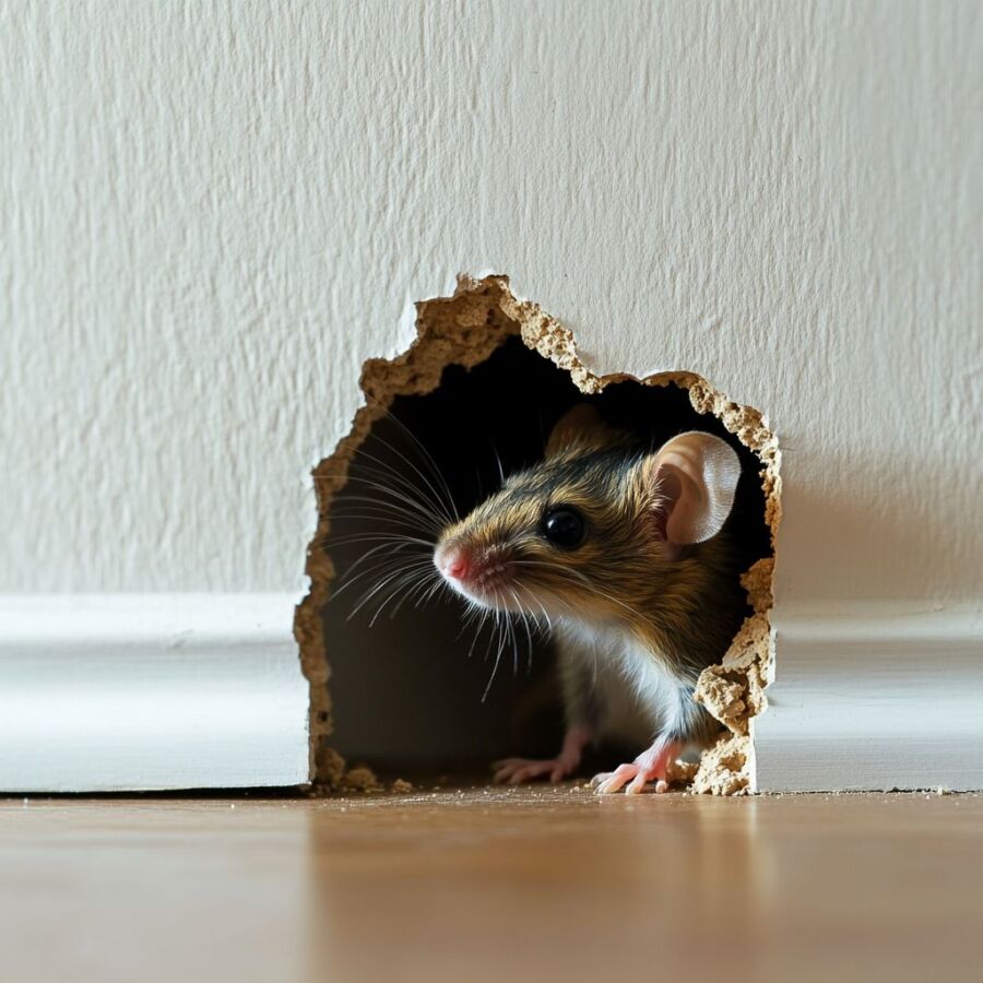 souris envahissent combles