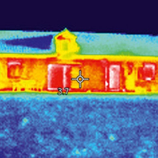 Vue nocturne caméra thermique