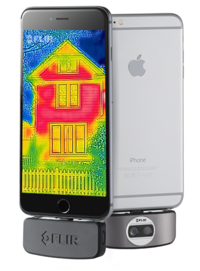 Smartphone iPhone vision thermique