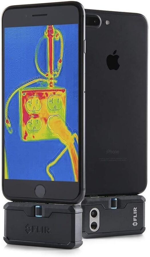 iPhone avec caméra thermique