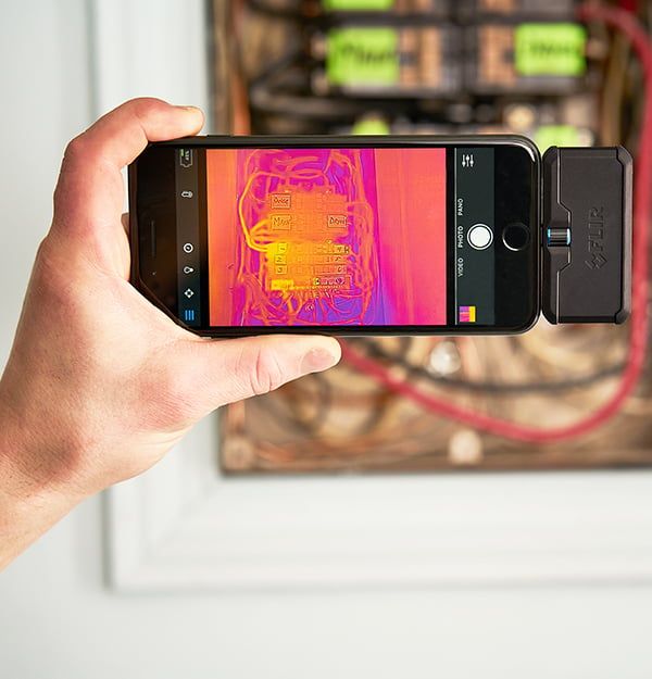 Smartphone iPhone vision thermique