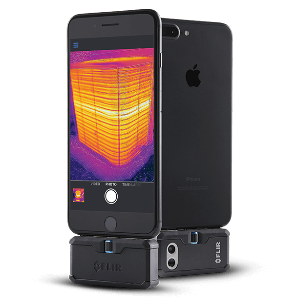 Smartphone avec caméra thermique