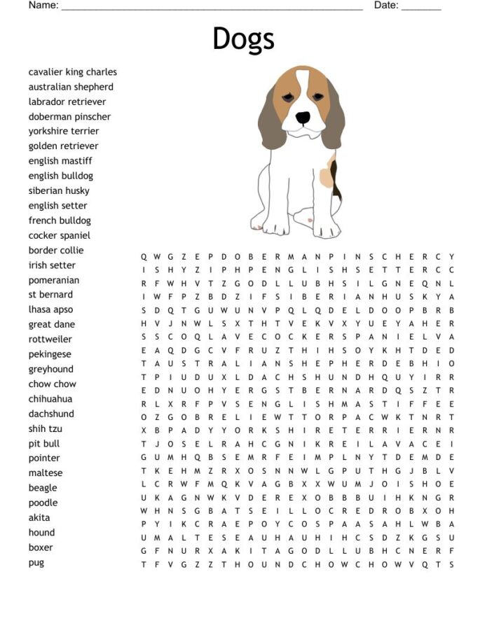 Chien de chasse puzzle