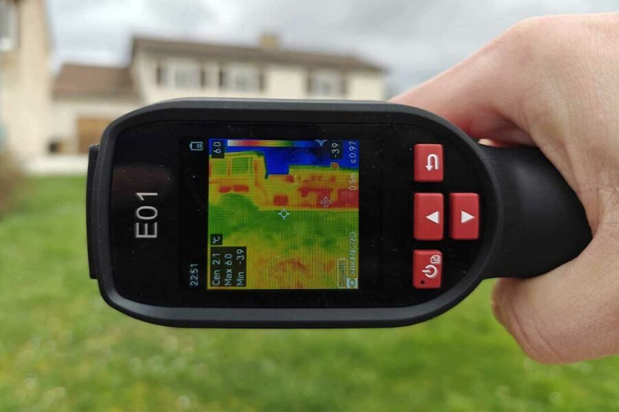 Surveillance caméra thermique maison