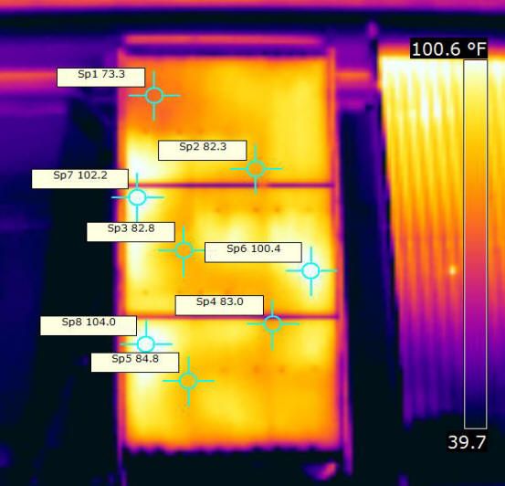 Surveillance caméra thermique maison
