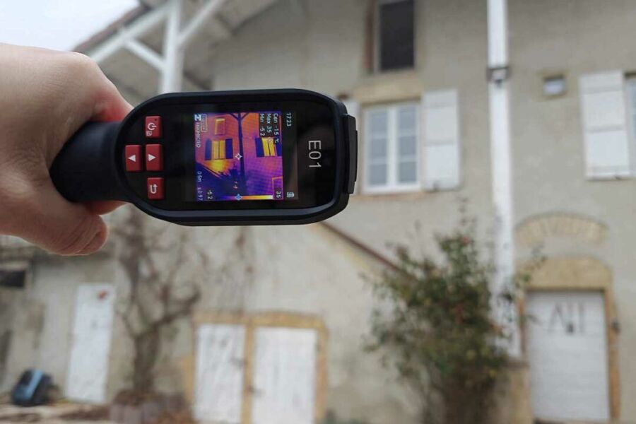 Surveillance caméra thermique maison